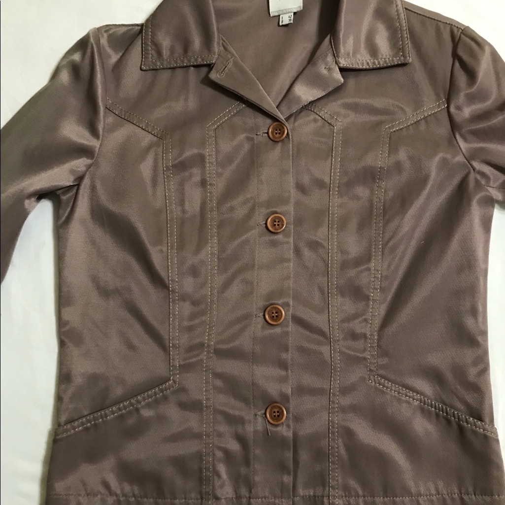 Tan Button Down Blazer